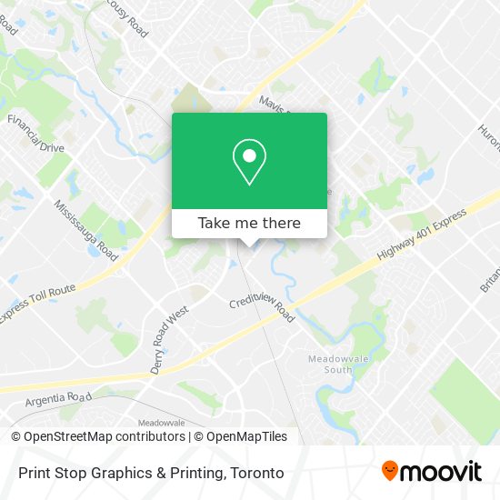 Print Stop Graphics & Printing map