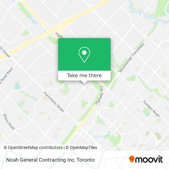 Noah General Contracting Inc map