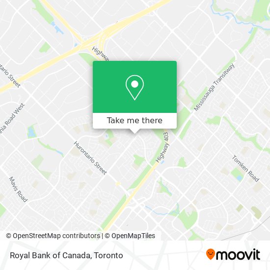 Royal Bank of Canada map