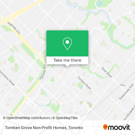 Tomken Grove Non-Profit Homes map