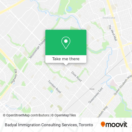 Badyal Immigration Consulting Services map