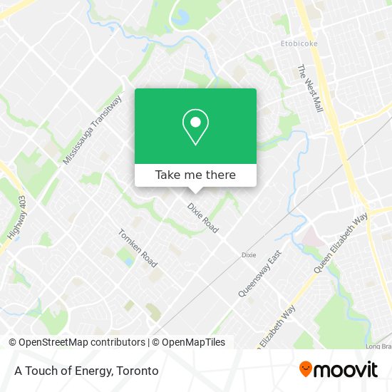 A Touch of Energy map