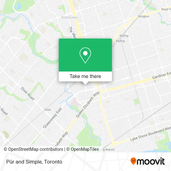 Pür and Simple map