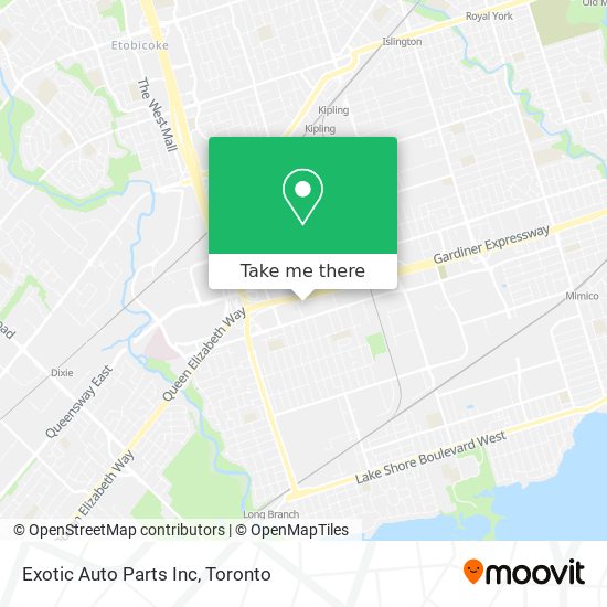 Exotic Auto Parts Inc map