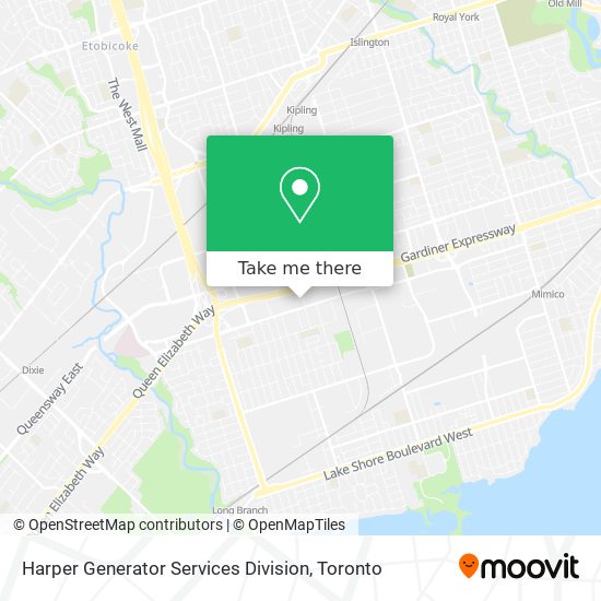 Harper Generator Services Division map