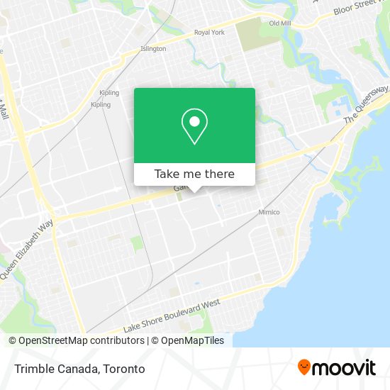 Trimble Canada map