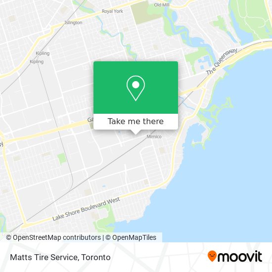Matts Tire Service map