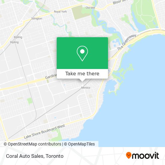 Coral Auto Sales map