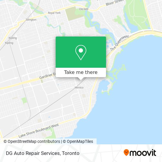 DG Auto Repair Services map