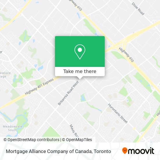Mortgage Alliance Company of Canada map