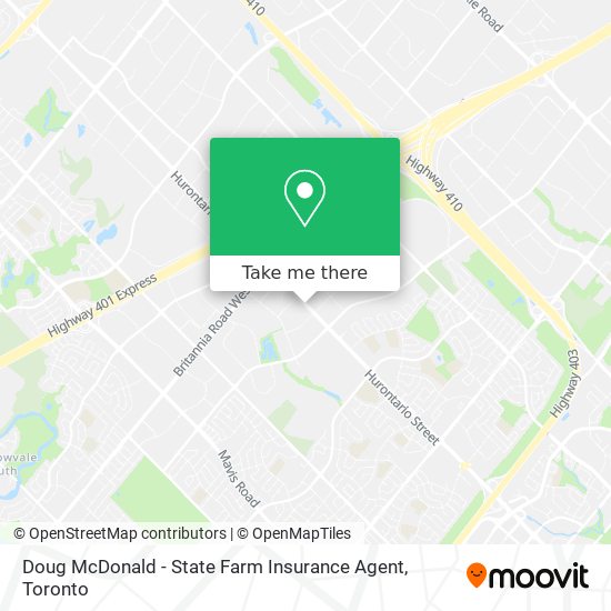 Doug McDonald - State Farm Insurance Agent map