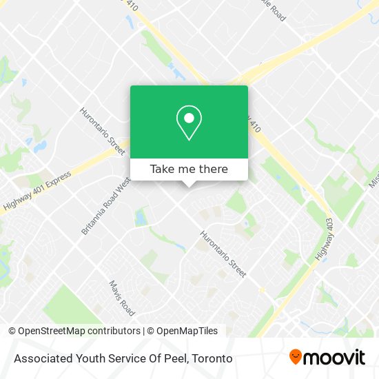 Associated Youth Service Of Peel plan