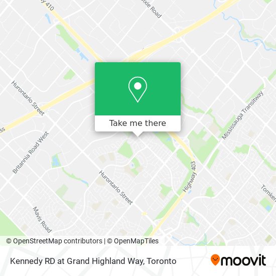 Kennedy RD at Grand Highland Way map