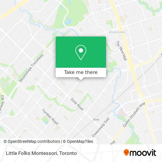 Little Folks Montessori map