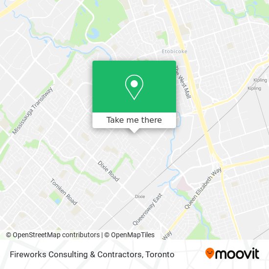 Fireworks Consulting & Contractors map