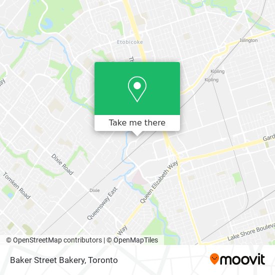 Baker Street Bakery map