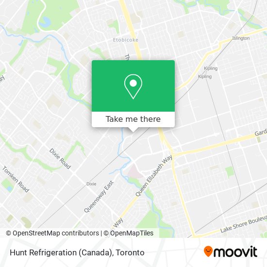 Hunt Refrigeration (Canada) map