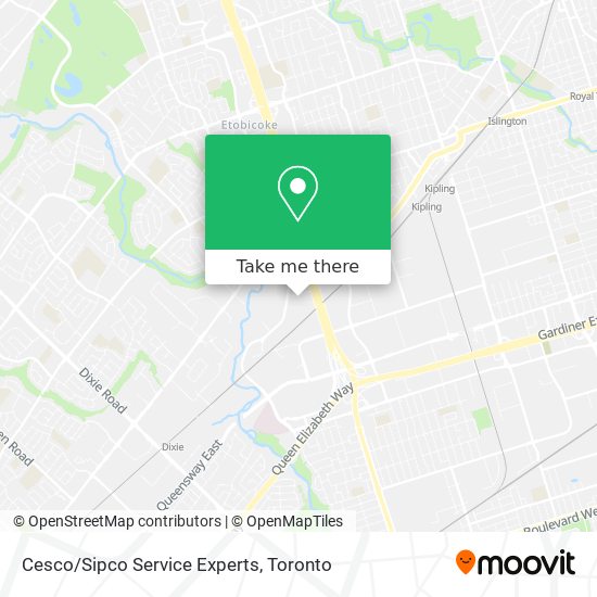 Cesco/Sipco Service Experts map