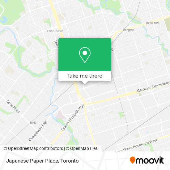 Japanese Paper Place map