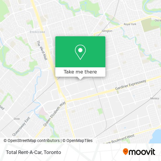 Total Rent-A-Car map