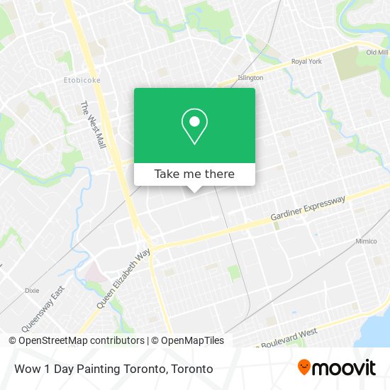 Wow 1 Day Painting Toronto map