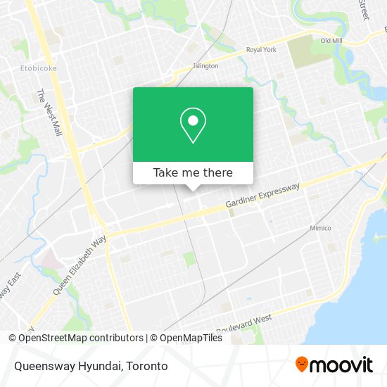 Queensway Hyundai map