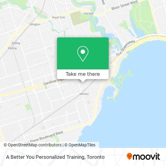 A Better You Personalized Training map