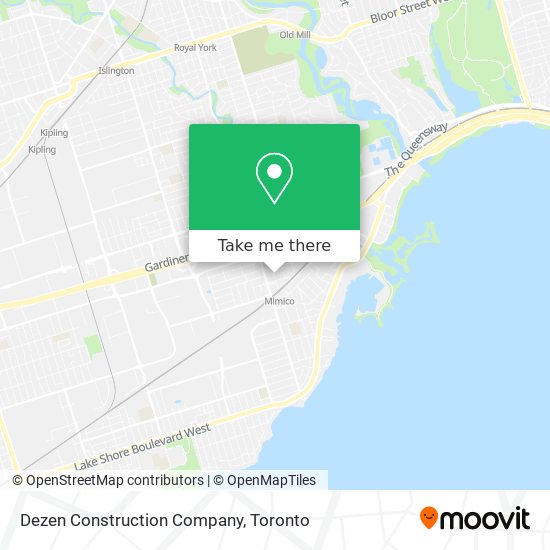 Dezen Construction Company map