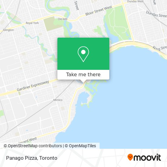 Panago Pizza map