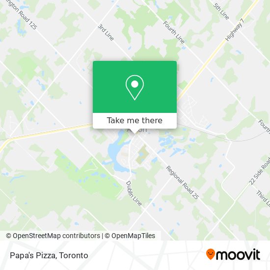 Papa's Pizza map