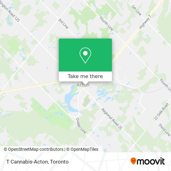 T Cannabis-Acton map