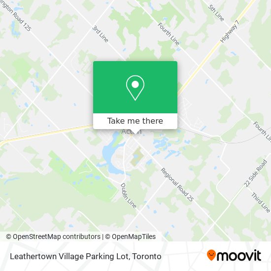 Leathertown Village Parking Lot map