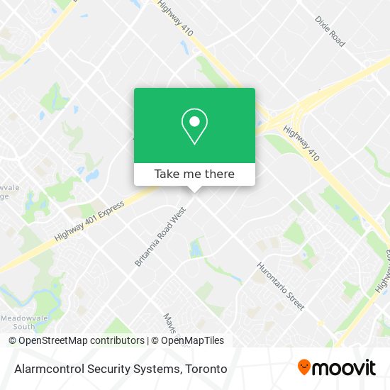 Alarmcontrol Security Systems map