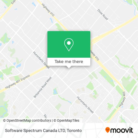 Software Spectrum Canada LTD map
