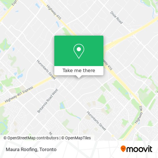 Maura Roofing map