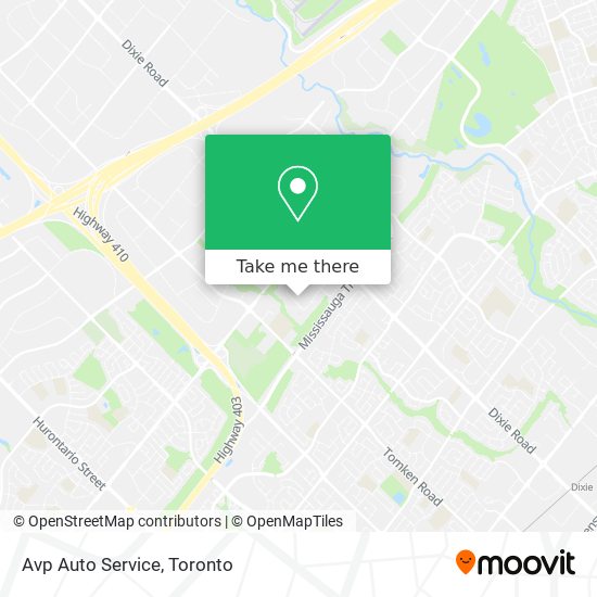 Avp Auto Service map