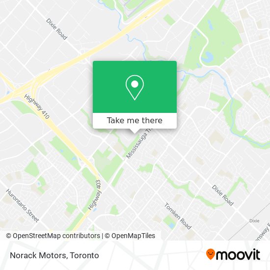 Norack Motors map