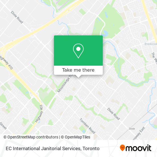 EC International Janitorial Services map
