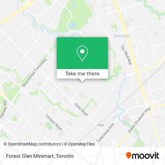 Forest Glen Minimart plan