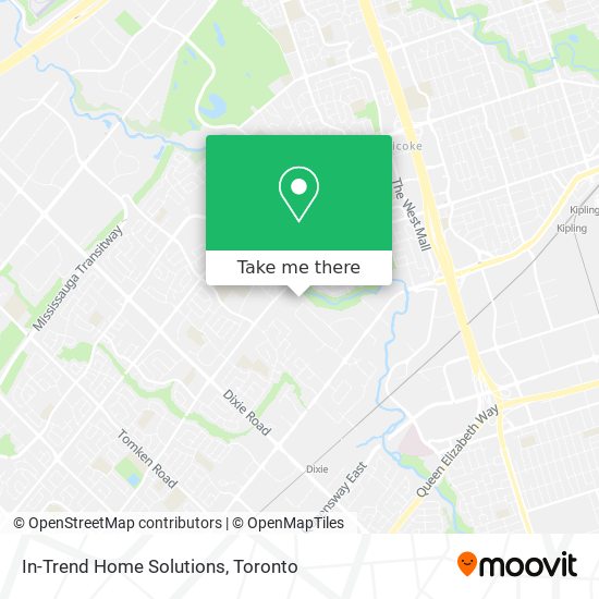 In-Trend Home Solutions map