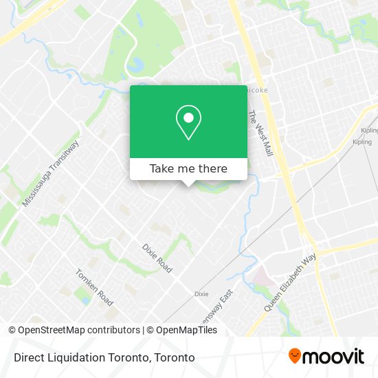 Direct Liquidation Toronto map