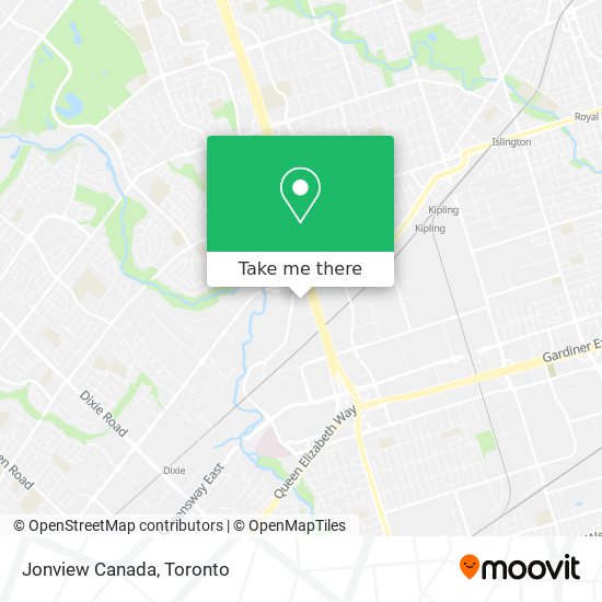Jonview Canada map