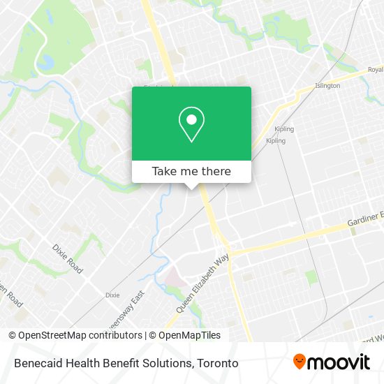 Benecaid Health Benefit Solutions map