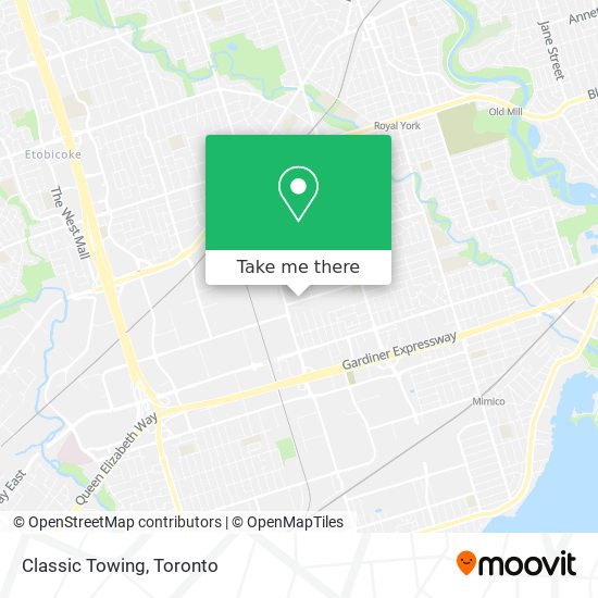 Classic Towing map