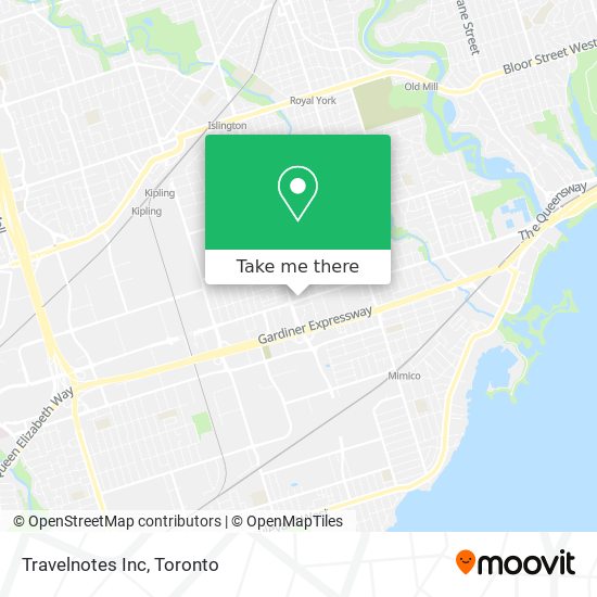 Travelnotes Inc map