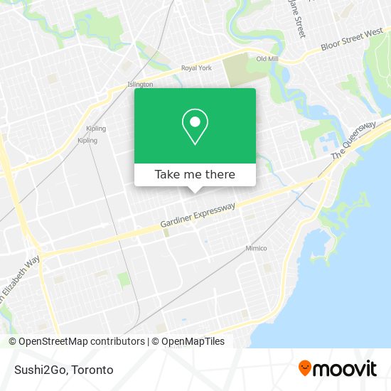 Sushi2Go map