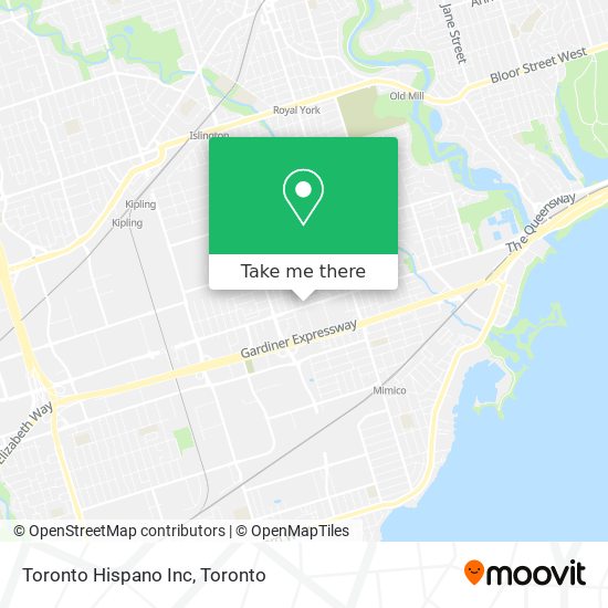 Toronto Hispano Inc map
