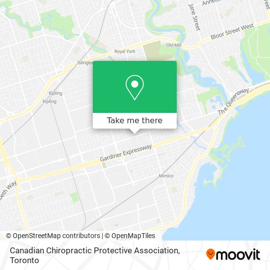 Canadian Chiropractic Protective Association map