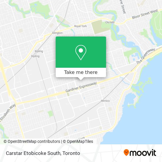 Carstar Etobicoke South map