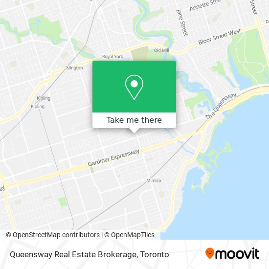 Queensway Real Estate Brokerage map